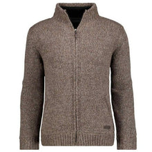 Charger l&#39;image dans la galerie, RAGMAN VESTE GRANDE LONGUEUR  FULL ZIP LAINE doublée POLAIRE Marron
