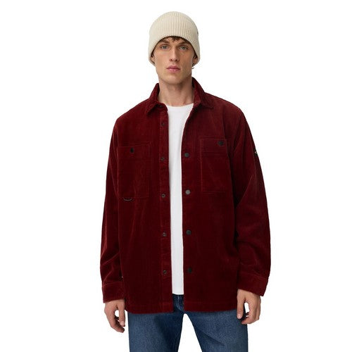 CAMEL ACTIVE VESTE VELOURS BORDEAUX