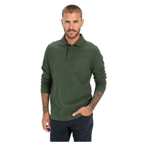 CAMEL ACTIVE POLO MANCHES LONGUES Vert