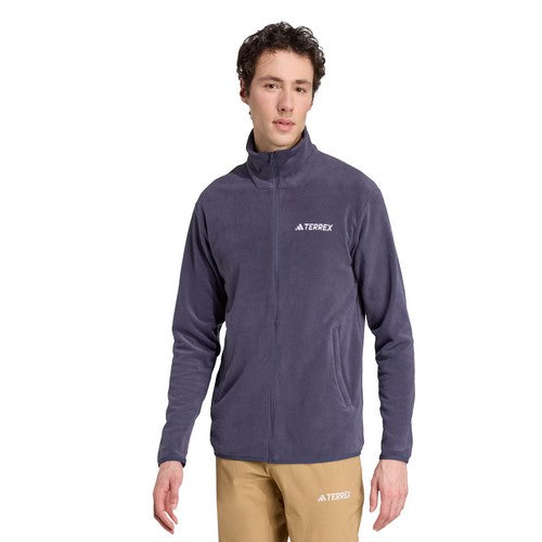 ADIDAS VESTE ZIPPEE POLAIRE Marine