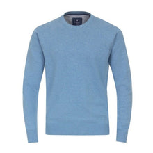 Charger l'image dans la galerie, REDMOND PULL COL ROND COTON Bleu ciel
