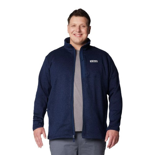 COLUMBIA SWEAT CHINE ZIP Marine