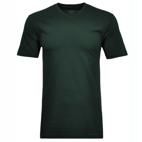 RAGMAN TEE SHIRT COL V GRANDE LONGUEUR Vert sapin