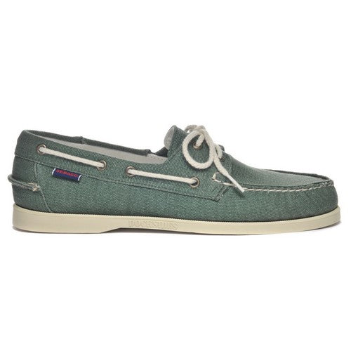 SEBAGO DOCKSIDES CANVAS Vert