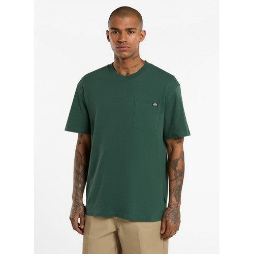DICKIES TEE SHIRT LURAY POCKET Vert