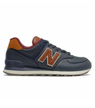 Charger l&#39;image dans la galerie, NEW BALANCE ML574 CUIR Marine
