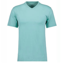 Charger l&#39;image dans la galerie, RAGMAN TEE SHIRT COL V GRANDE LONGUEUR Vert pâle

