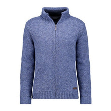 Charger l&#39;image dans la galerie, RAGMAN VESTE GRANDE LONGUEUR  FULL ZIP LAINE doublée POLAIRE Bleu
