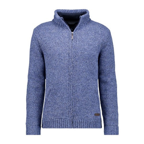 RAGMAN VESTE GRANDE LONGUEUR  FULL ZIP LAINE doublée POLAIRE Bleu