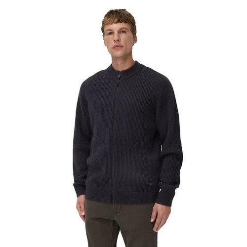 CAMEL ACTIVE GILET LAINE FULL ZIP Marine