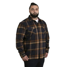 Charger l&#39;image dans la galerie, DUKE SURCHEMISE CARREAUX Marine Marron
