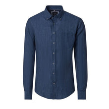 Charger l'image dans la galerie, CASA MODA CHEMISE LIN ML Marine
