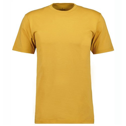 RAGMAN TEE SHIRT COL ROND GRANDE LONGUEUR Moutarde