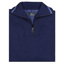 Charger l&#39;image dans la galerie, RAGMAN PULL COL ZIP COTON CASHMERE Marine
