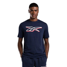 Charger l&#39;image dans la galerie, REEBOK TEE SHIRT LOGO Marine
