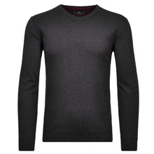 Charger l&#39;image dans la galerie, RAGMAN PULL COTON CASHMERE COL V Anthracite
