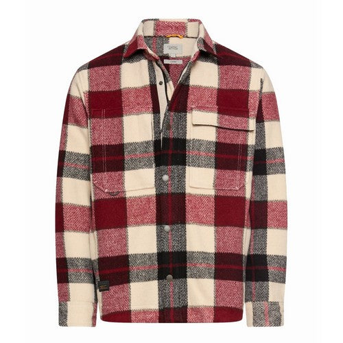 CAMEL ACTIVE VESTE DOUBLEE CARREAUX Bordeaux