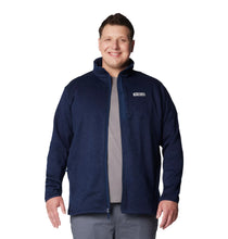 Charger l&#39;image dans la galerie, COLUMBIA SWEAT CHINE ZIP Marine
