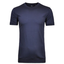 Charger l&#39;image dans la galerie, RAGMAN TEE SHIRT GRANDE LONGUEUR PIMA COTON Marine
