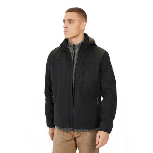 CAMEL ACTIVE SOFTCHELL PARKA GRANDE LONGUEUR Noir