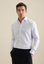 Charger l&#39;image dans la galerie, SEIDENSICKER CHEMISE GRANDE LONGUEUR Bleu ciel motif
