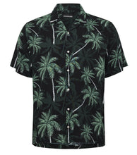 Charger l&#39;image dans la galerie, NORTH CHEMISE PALMIER Vert Noir
