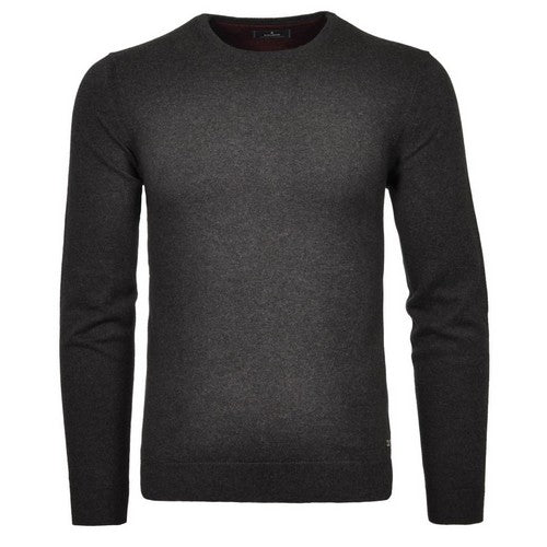 RAGMAN PULL COL ROND GRANDE LONGUEUR Anthracite