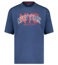 Charger l&#39;image dans la galerie, ADAMO TEE SHIRT NEW YORK Bleu jeans
