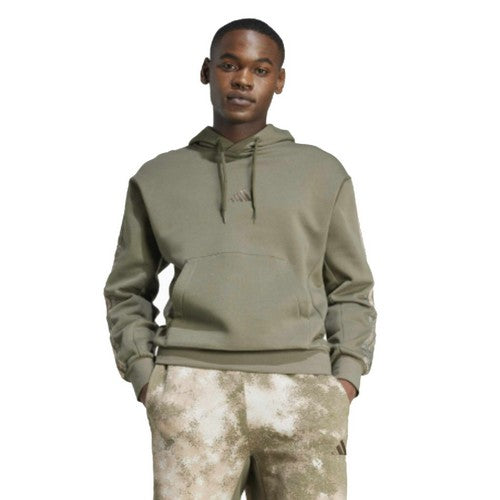 ADIDAS SWEAT CAPUCHE GRANDE LONGUEUR Kaki