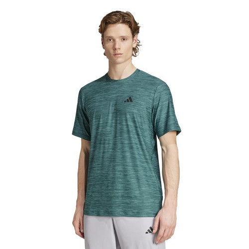 ADIDAS TEE SHIRT STRETCH GRANDE LONGUEUR Vert