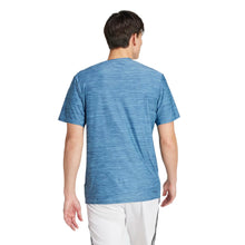 Charger l&#39;image dans la galerie, ADIDAS TEE SHIRT STRETCH GRANDE LONGUEUR Bleu
