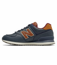 Charger l&#39;image dans la galerie, NEW BALANCE ML574 CUIR Marine
