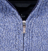 Charger l&#39;image dans la galerie, RAGMAN VESTE GRANDE LONGUEUR  FULL ZIP LAINE doublée POLAIRE Bleu
