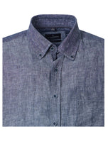Charger l'image dans la galerie, CASA MODA CHEMISE LIN ML Bleu chiné
