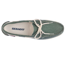 Charger l&#39;image dans la galerie, SEBAGO DOCKSIDES CANVAS Vert
