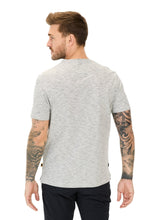 Charger l&#39;image dans la galerie, CAMEL ACTIVE TEE SHIRT HENLEY RAYE Ecru/Marine
