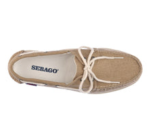 Charger l&#39;image dans la galerie, SEBAGO DOCKSIDES CANVAS Beige
