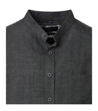 Charger l&#39;image dans la galerie, CASA MODA CHEMISE LIN COL MAO Kaki
