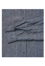 Charger l'image dans la galerie, CASA MODA CHEMISE LIN ML Bleu chiné
