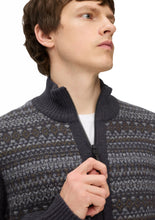 Charger l&#39;image dans la galerie, CAMEL ACTIVE GILET 100% LAINE IMPRIME Marine
