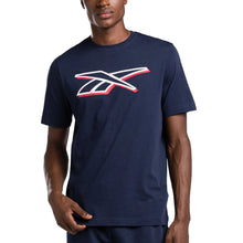 Charger l&#39;image dans la galerie, REEBOK TEE SHIRT LOGO Marine
