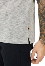 Charger l&#39;image dans la galerie, CAMEL ACTIVE TEE SHIRT HENLEY RAYE Ecru/Marine
