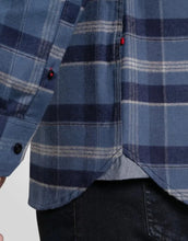 Charger l&#39;image dans la galerie, DUKE CHEMISE GRANDE LONGUEUR A CARREAUX Bleu
