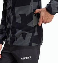 Charger l&#39;image dans la galerie, ADIDAS SWEAT ZIP POLAIRE TERREX Noir Gris
