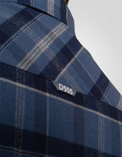 Charger l&#39;image dans la galerie, DUKE CHEMISE GRANDE LONGUEUR A CARREAUX Bleu

