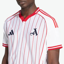 Charger l&#39;image dans la galerie, ADIDAS MAILLOT BASE BALL  ARSENAL Blanc rouge
