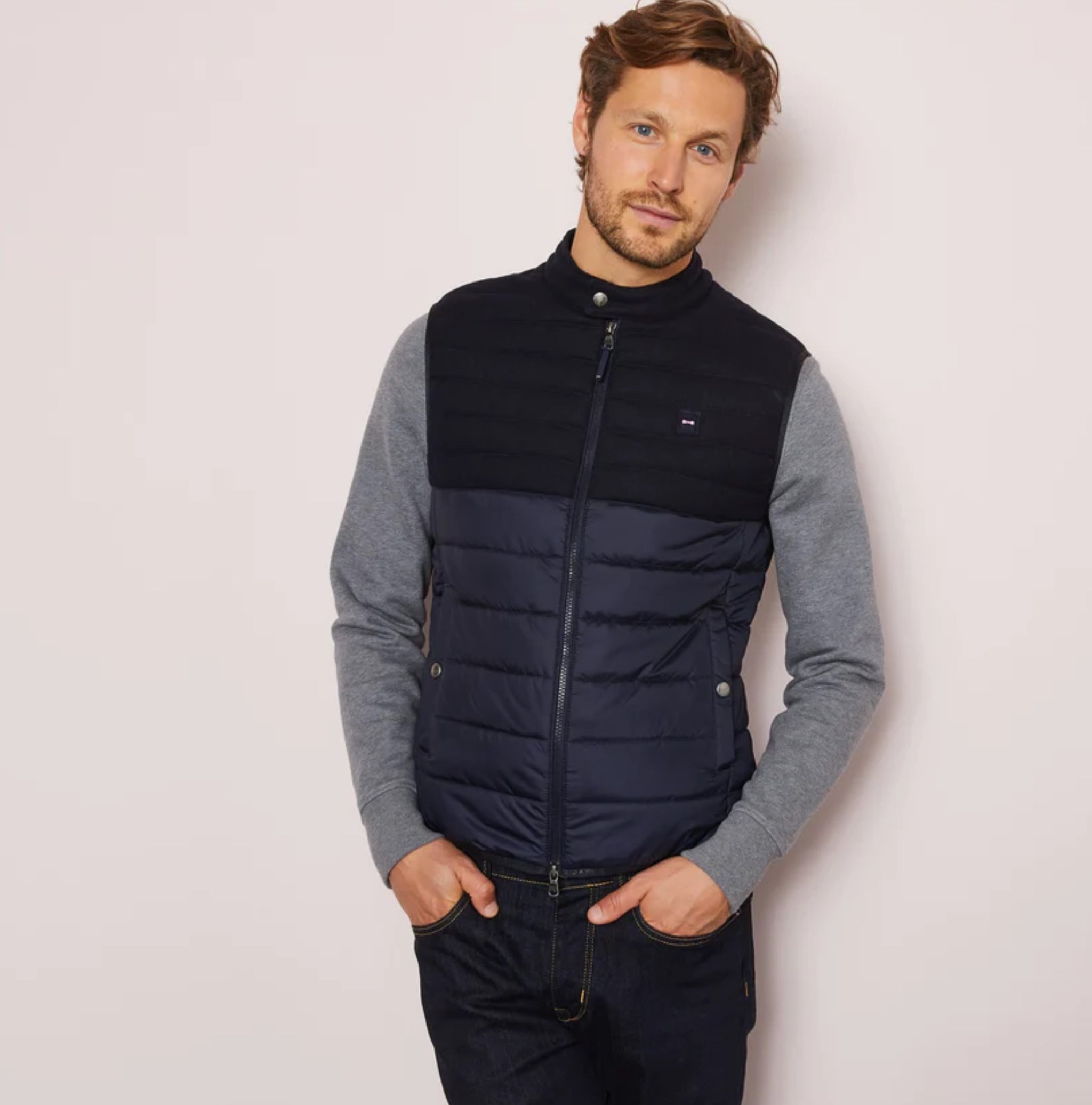 Eden Park Gilet Sans Manche Homme Bleu EDEN PARK DOUDOUNE SANS