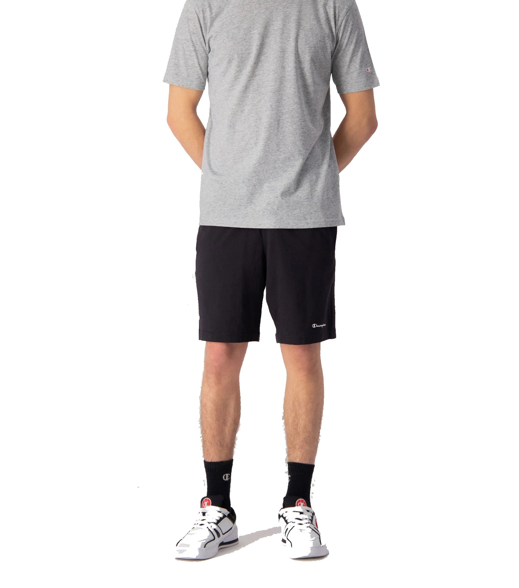 CHAMPION SHORT Noir GRANDES TAILLES De Long En Large