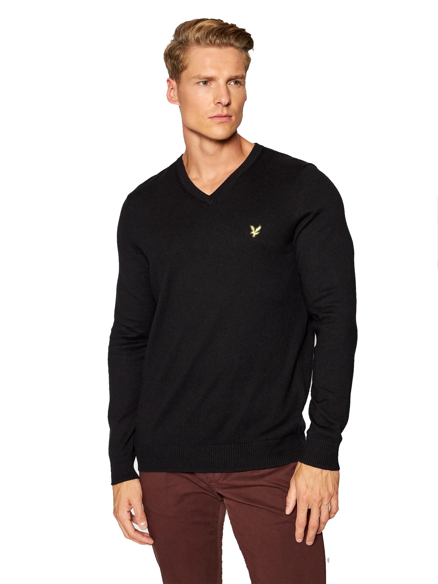 Haut Lyle & Scott - Taille L, Couleur Grise - Occasion Très Bon état, Légères Traces D'usure