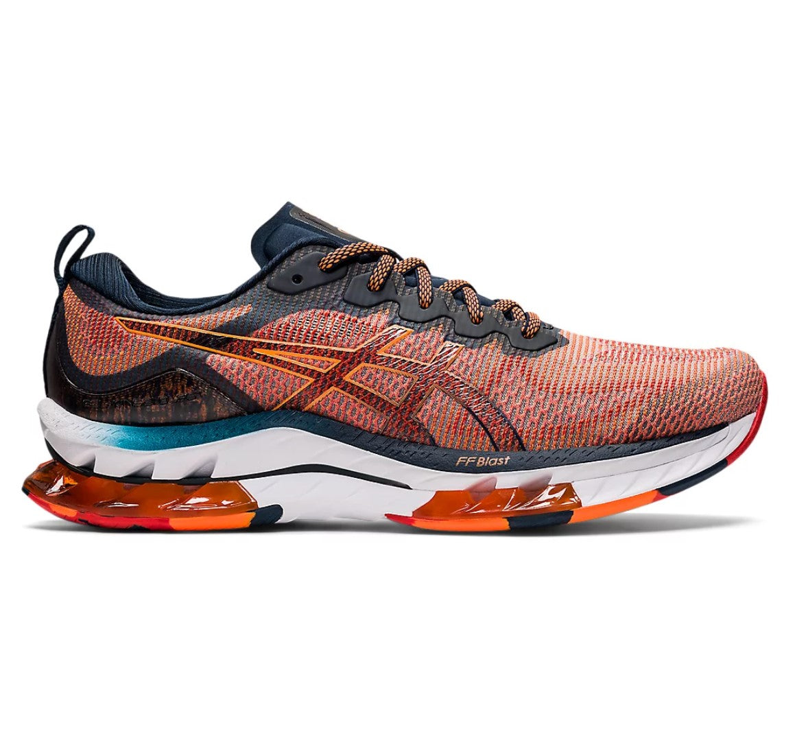 ASICS GEL KINSEI BLAST Orange GRANDES POINTURES De Long En Large